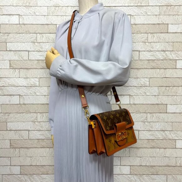 LOUIS VUITTON Shoulder Bag M45959 Monogram reverse Daufine MINI used - Picture 2 of 9